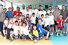 Futebol com pais e alunos na Maguen Avraham